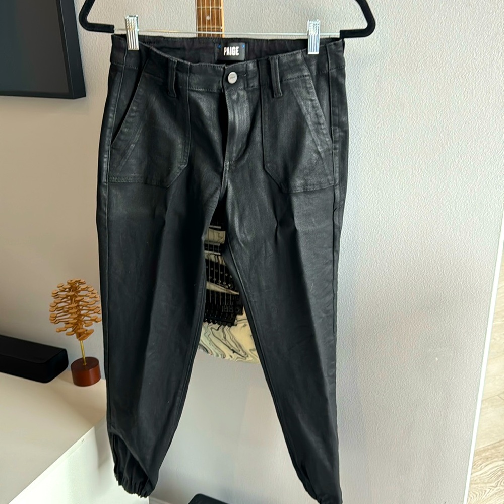 Paige denim coated joggers